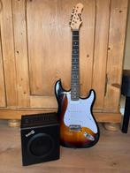 RockJam elektrische gitaar, incl. versterker, Muziek en Instrumenten, Nieuw, Met versterker, Solid body, Ophalen