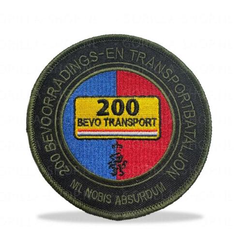 200 Bevo Trans patches, Verzamelen, Militaria | Algemeen, Landmacht, Embleem of Badge, Nederland, Ophalen of Verzenden