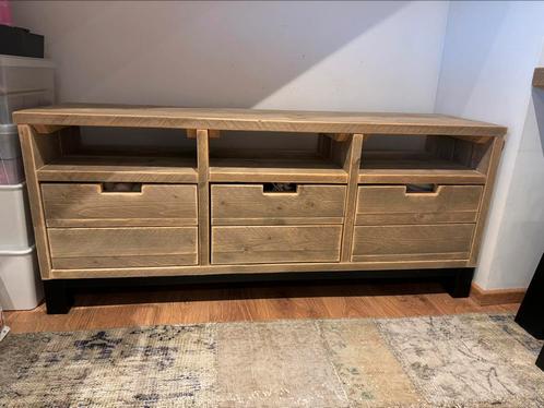 Steiger hout dressoir - tv meubel 140x40x60 in goede staat, Huis en Inrichting, Kasten | Televisiemeubels, Zo goed als nieuw, Minder dan 100 cm