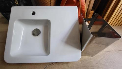 wastafel wit (sphinx), Doe-het-zelf en Verbouw, Sanitair, Gebruikt, Wastafel, Rvs, Ophalen