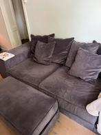 Velours bank 3 zitter (zgan), Huis en Inrichting, Ophalen, 100 tot 125 cm, Driepersoons, Zo goed als nieuw