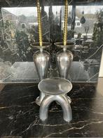 Diversen kandelaars aluminium BOB, Huis en Inrichting, Ophalen, Zo goed als nieuw, Metaal, 25 tot 50 cm