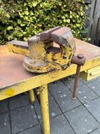 Metalen Werkbank met Bankschroef & Laden - 225cm, Doe-het-zelf en Verbouw, Werkbanken, Ophalen, Gebruikt, 170 cm of meer, Bankschroef
