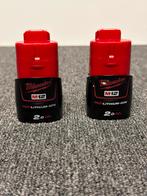 2x Milwaukee M12 2Ah Batterijen + C12 Lader, Doe-het-zelf en Verbouw, Gereedschap | Machine-onderdelen en Toebehoren, Ophalen of Verzenden