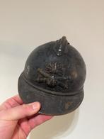 Wo1 Franse artillerie helm met binnenwerk, Ophalen of Verzenden, Landmacht, Overige gebieden, Helm of Baret