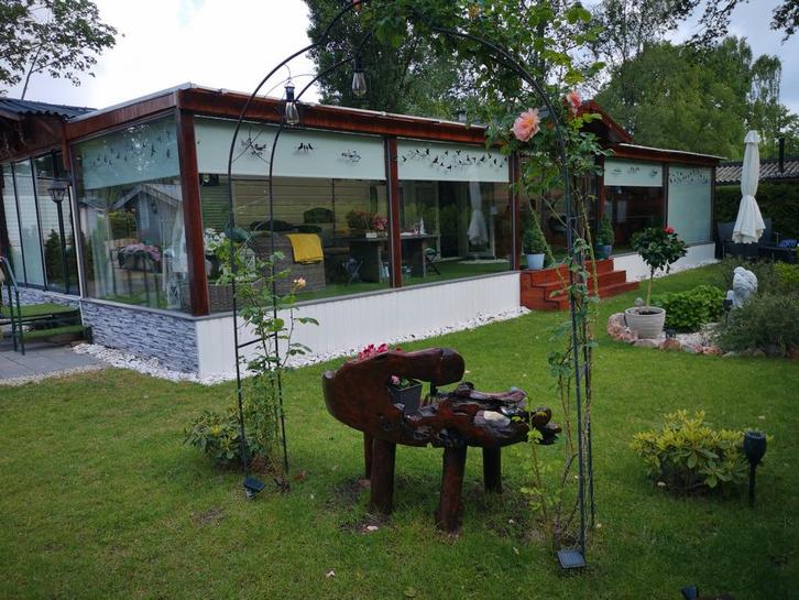 Chalet camping de heidelust molenschot, Caravans en Kamperen, Stacaravans, Ophalen