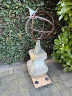 Zonnewijzer met sokkel (steen), Tuin en Terras, Zonnewijzers, Ophalen, Gebruikt