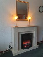 Schouw met electrische haard, Huis en Inrichting, Kachels, Ophalen, Overige soorten, Elektrisch, Zo goed als nieuw