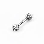 RVS Strass Oor Piercing Barbell Kraakbeen Tragus Helix Labr, Birgitta-Gracht 33, 6465 EL Kerkrade, Nederland, Verzenden, Nieuw