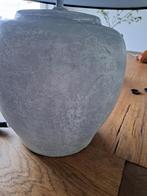 GROTE BETONNEN TAFEL LAMP MET NIEUW KAP, Ophalen, Zo goed als nieuw, Minder dan 50 cm