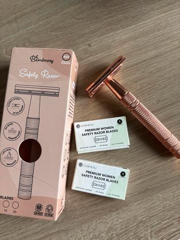 Bamboozy Safety Razor - Rose Goud Aluminium beschikbaar voor biedingen
