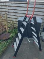 Te Huur dubbele Professionele Altrex trap, 2x6 treden, Ophalen, Minder dan 2 meter