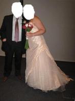 Linea Raffaelli trouwjurk zalm, Kleding | Dames, Ophalen of Verzenden, Zo goed als nieuw, Wit, Trouwjurk