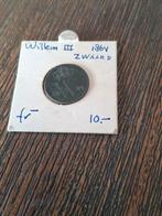 Willem III 1 cent 1864, Postzegels en Munten, Munten | Nederland, Ophalen of Verzenden, Koning Willem III, 1 cent, Losse munt