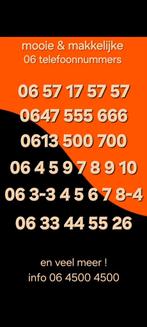 MOOIE MAKKELIJKE 06 NR'S., Ophalen of Verzenden, Nieuw, Overige providers, Simkaart