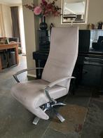 Jori Brainbuilder JR-3760 leder relax fauteuil grijs  beige, Huis en Inrichting, Fauteuils, Ophalen, 75 tot 100 cm, 50 tot 75 cm