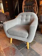 Zeer nette fauteuil te koop licht grijs, 75 tot 100 cm, Ophalen of Verzenden, Zo goed als nieuw, Stof