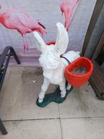 2x zwaar betonnen tuinbeelden 125€ 1 koop ,ezel en schaatser, Tuin en Terras, Tuinbeelden, Ophalen, Gebruikt