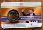 Coincard BU Koningsdubbelportret 2€ KNM, Postzegels en Munten, Munten | Nederland, Euro's, Ophalen, Koningin Beatrix