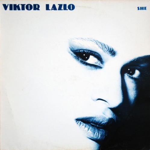 LP - Viktor Lazlo ‎– She, Cd's en Dvd's, Vinyl | Pop, Gebruikt, 1980 tot 2000, 12 inch, Ophalen of Verzenden