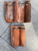 Kleine romaanse dakpak 270 stuks, Doe-het-zelf en Verbouw, Dakpannen en Dakbedekking, Ophalen, Gebruikt, Steen of Klei, Minder dan 5 m²