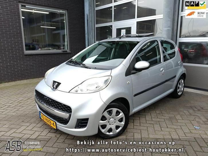 Peugeot 107 1.0-12V Sublime | 5-deurs | Dakraam | Airco | Ce, Auto's, Peugeot, Bedrijf, Te koop, ABS, Airbags, Airconditioning