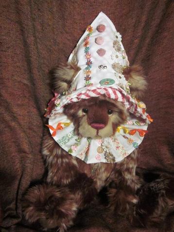 Pierrot muts en kraag voor Charlie Bears ea beren 46cm lang beschikbaar voor biedingen