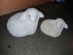 Schattige Schapendecoratie - Set van 2, Tuin en Terras, Ophalen, Gebruikt, Beton, Dierenbeeld