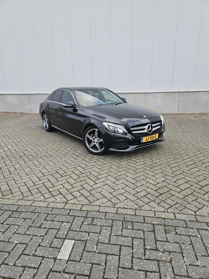 Mercedes-Benz C-Klasse C220 CDI 2.1 125KW Aut7 2015 Zwart, Auto's, Mercedes-Benz, Particulier, C-Klasse, ABS, Achteruitrijcamera