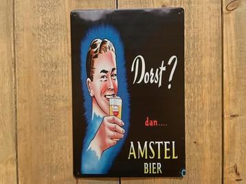 Reclamebord Amstel 20x30 beschikbaar voor biedingen