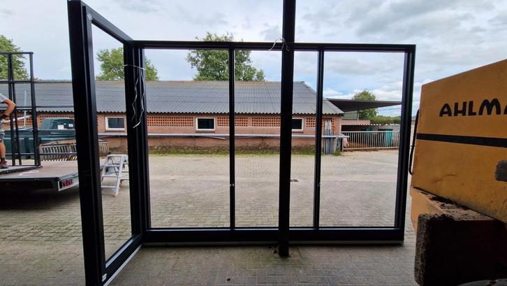 Hardhouten kozijnen met glas, Huis en Inrichting, Keuken | Complete keukens, Overige typen, Ophalen of Verzenden