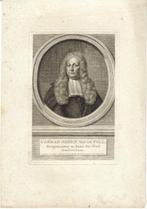 Jacob Houbraken ets "Harman Hendrik v de Poll, Burgemeester", Antiek en Kunst, Kunst | Etsen en Gravures, Ophalen