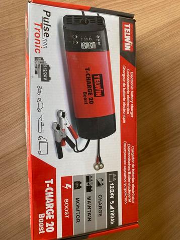 Telwin T-Charge 20 Boost Acculader 12/24V beschikbaar voor biedingen