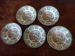 5 groene schaaltjes, Stafforshire, Iron Stone tableware, Ophalen of Verzenden