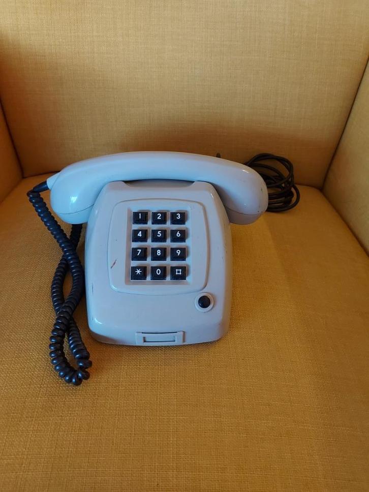 Vintage PTT T65-TDK Druktoets telefoon. 1979., Telecommunicatie, Vaste telefoons | Niet Draadloos, Ophalen of Verzenden