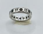 Vintage ring zilver 925 Onyx stenen witte stenen gemerkt, Sieraden, Tassen en Uiterlijk, Antieke sieraden, Zilver, Ring, Verzenden