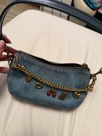 Coach denim bag met chain, Ophalen of Verzenden, Zo goed als nieuw, Blauw, Schoudertasje