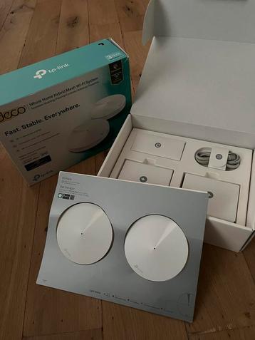 2x TP-Link Deco P7 wifi en powerline booster mesh systeem beschikbaar voor biedingen
