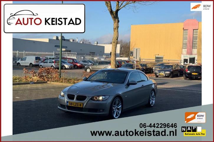 BMW 3-serie Cabrio 320i AUTOMAAT CABRIOLET LEDER/XENON/MEMOR, Auto's, BMW, Bedrijf, Te koop, 3-Serie, ABS, Achteruitrijcamera