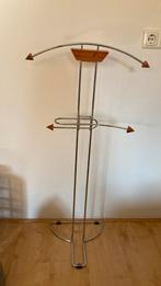 Vintage Staande Kapstok - Metaal & Hout, Ophalen, Gebruikt, Metaal, Staande kapstok