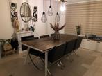Mooie robuuste eettafel, Huis en Inrichting, Tafels | Eettafels, Ophalen, Gebruikt, 50 tot 100 cm, Vijf personen of meer