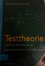 Testtheorie studieboek vierde druk, Boeken, Ophalen of Verzenden, Zo goed als nieuw, Overige onderwerpen