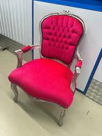 Roze Louis XIV, of de XV :) stoel, Ophalen, Hout, Gebruikt, Overige kleuren