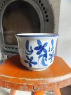 supersnoezig vintage bloempotje keulse pot blauwe blommetjes, Tuin en Terras, Bloempotten, Ophalen