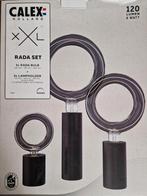 calex Lampen set deluxe Rada titanium glas, -, -, Ophalen of Verzenden, Zo goed als nieuw