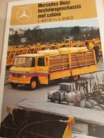 1977 dikke Nederlandse Mercedes L407 609 folder dubbellucht, Boeken, Ophalen of Verzenden, Zo goed als nieuw, Mercedes