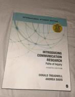 Introducing Communication Research paths of inquiry 4th ed, Ophalen of Verzenden, Zo goed als nieuw, WO