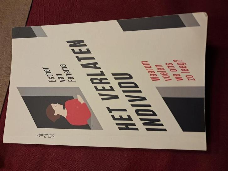 Esther van Fenema - Het verlaten individu, Boeken, Psychologie, Zo goed als nieuw, Ophalen of Verzenden