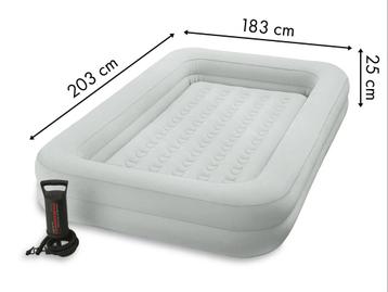 Intex kinder luchtbed - 168x107x25 cm - opblaasmatras 2stuks beschikbaar voor biedingen