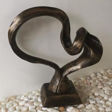 Beeld: Hart - 2 ringen / Hart Abstract beschikbaar voor biedingen